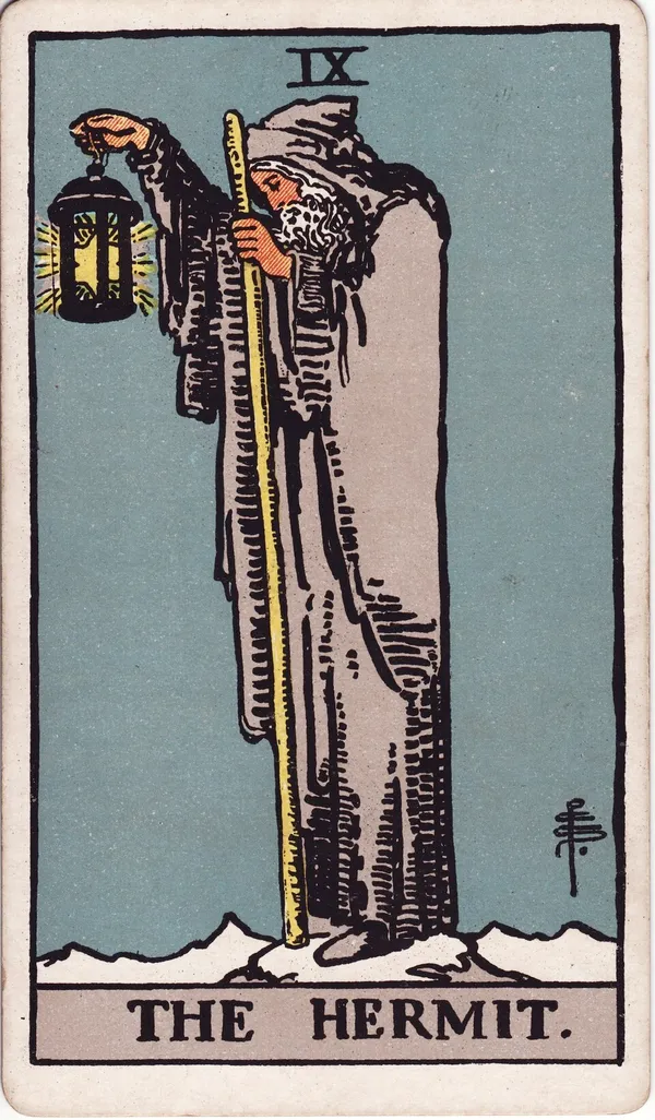 El Ermitaño de la baraja Rider–Waite–Smith